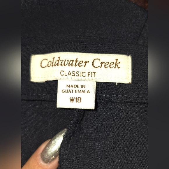 Coldwater Creek Classic Fit Slacks Size 18W - Picture 3 of 6